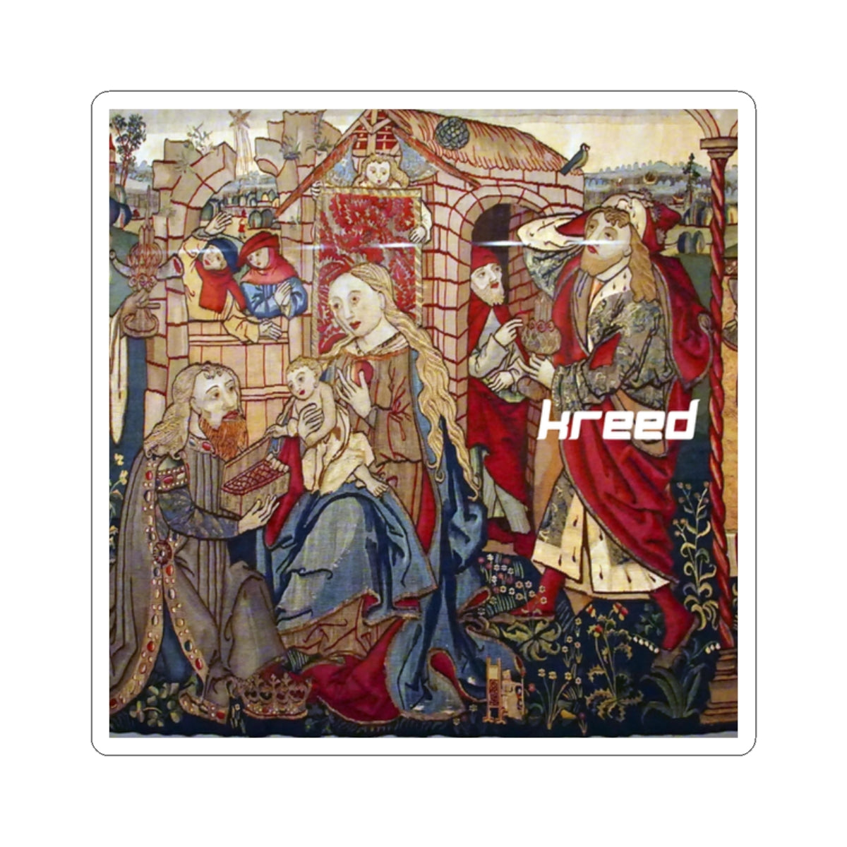 Kreed Official Stickers Tapestry Print
