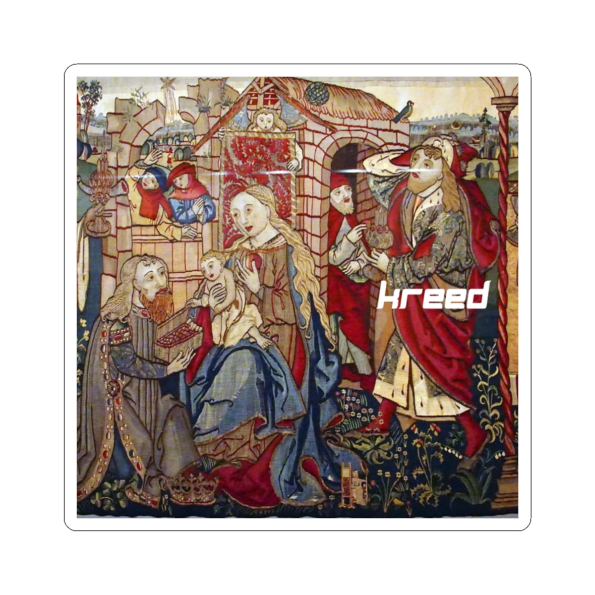 Kreed Official Stickers Tapestry Print