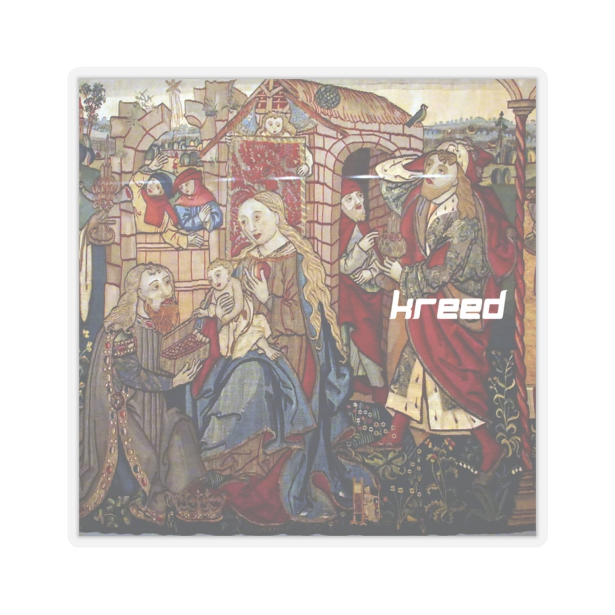 Kreed Official Stickers Tapestry Print