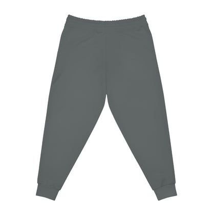 Kreed Casual Dark Grey Logo Print Joggers